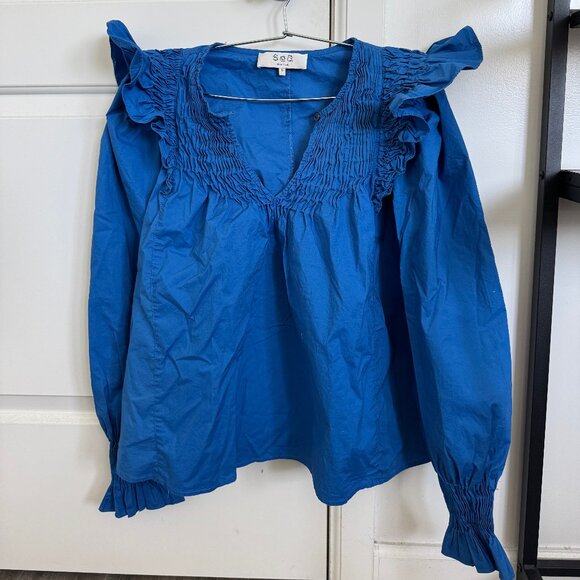 Sea New York Tops - Sea New York Small Blouse Royal Blue
